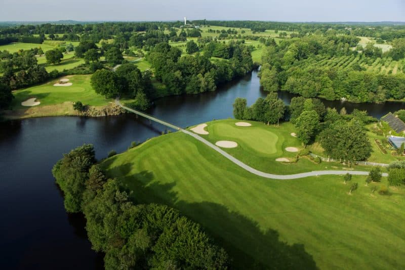 Le Golf de Saint-Malo vu du ciel